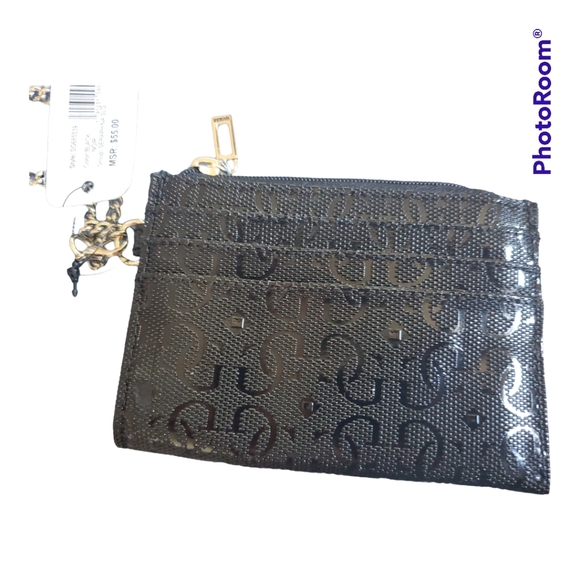 Guess Marciano Black Small Quilted Wallet w/ Card Holder - Picture 5 of 8